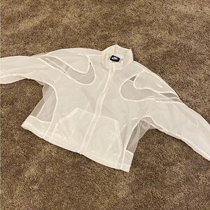 Nike airmax jacket white medium